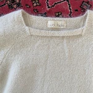 Wol hide - wolhide sweater - feels like alpaca or angora